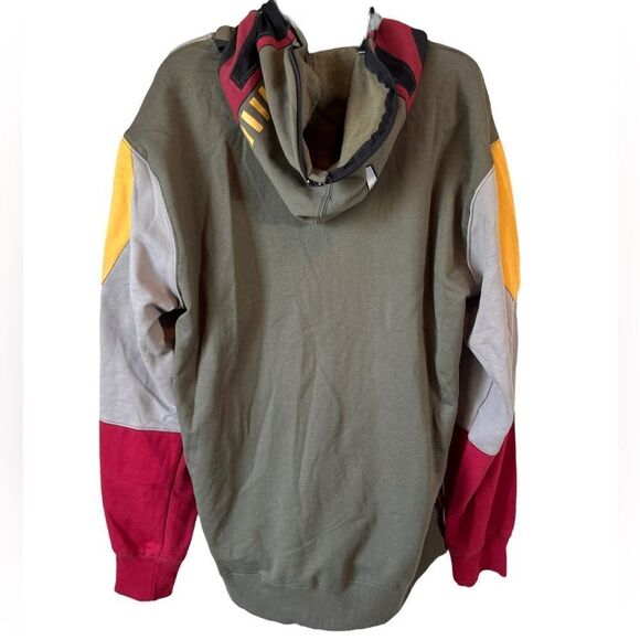 Star Wars Boba Fett Hoodie - Green, Gray, Red, Yellow - Picture 13 of 15